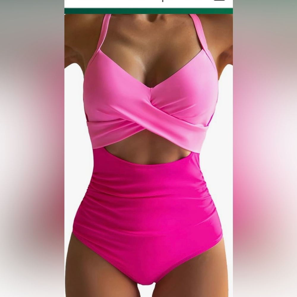 Women’s xl Pink One Piece Swimsuit